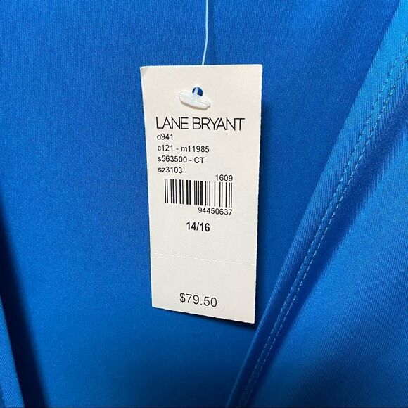 LANE BRYANT NWT DRESS BLUE Sz 14/16 - Picture 4 of 4